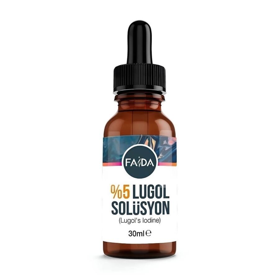 %5 Lik Lugol Solüsyonu- %5 Lugol's Iodine Raw Material (30 ml)