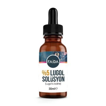 %5 Lik Lugol Solüsyonu- %5 Lugol's Iodine Raw Material (30 ml)